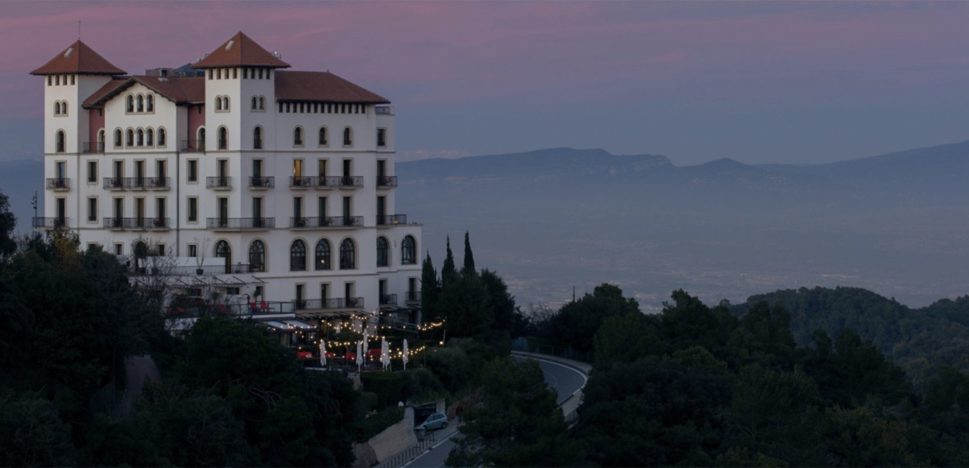Hotel Florida Barcelona al atardecer · Tibidabo
